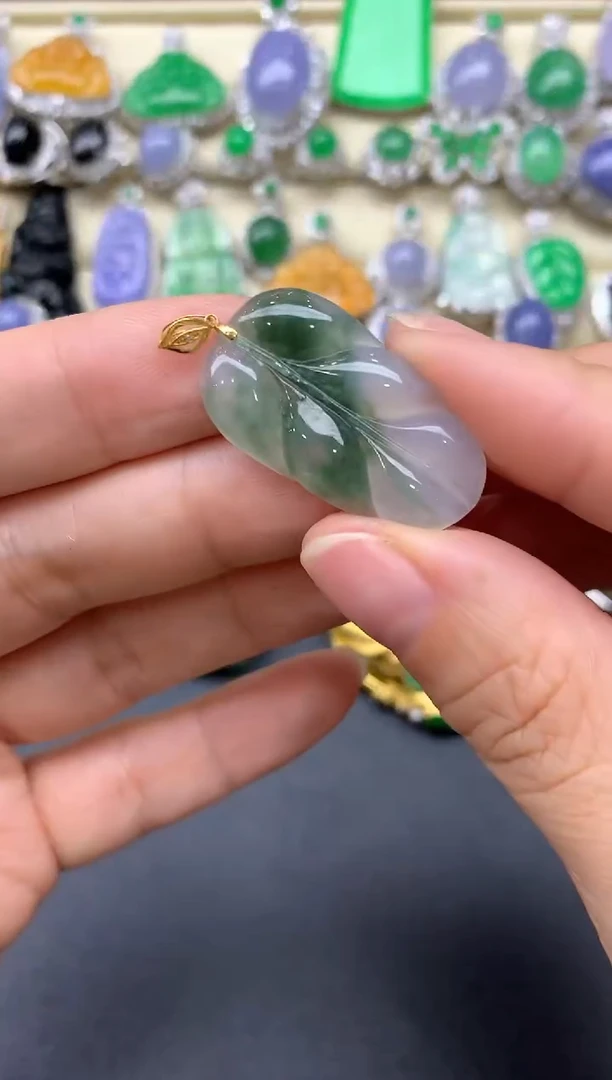 【闪购商品】翡翠颈饰18K金镶嵌118-中国好珍宝