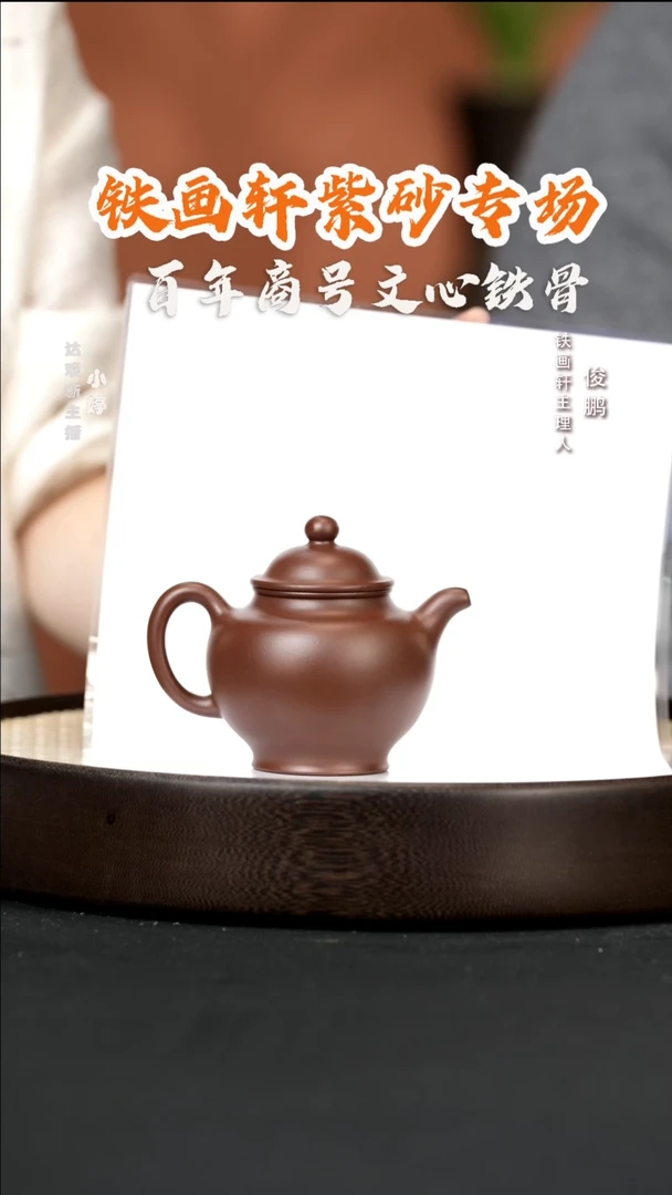 【闪购商品】紫砂茶壶婷THX49铁画轩杭益逸大亨高掇只底槽清