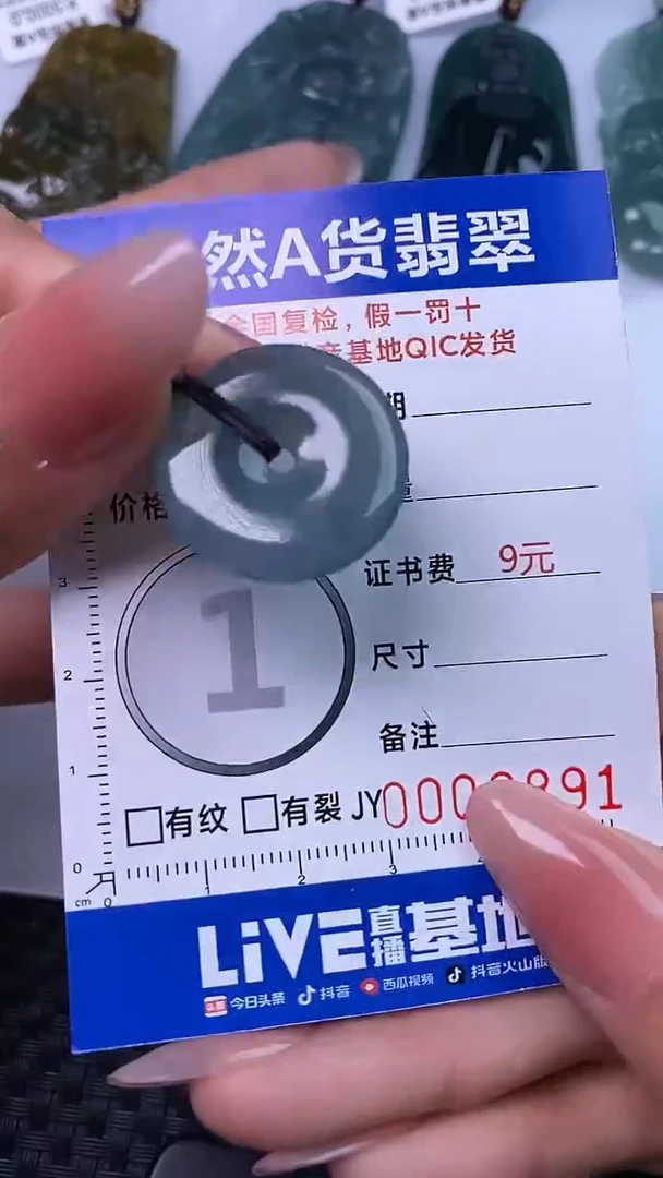 颈饰未镶嵌翡翠3888