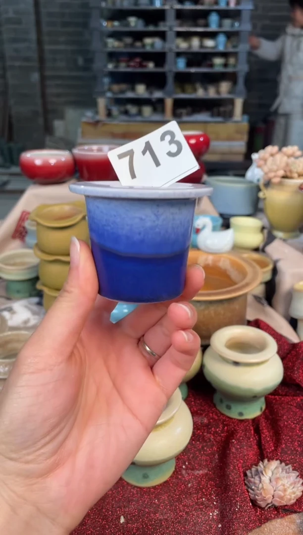 【闪购商品】摆件713小芳知木花盆编号