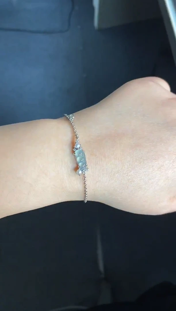 吊坠(不含链)银S925镶嵌翡翠1