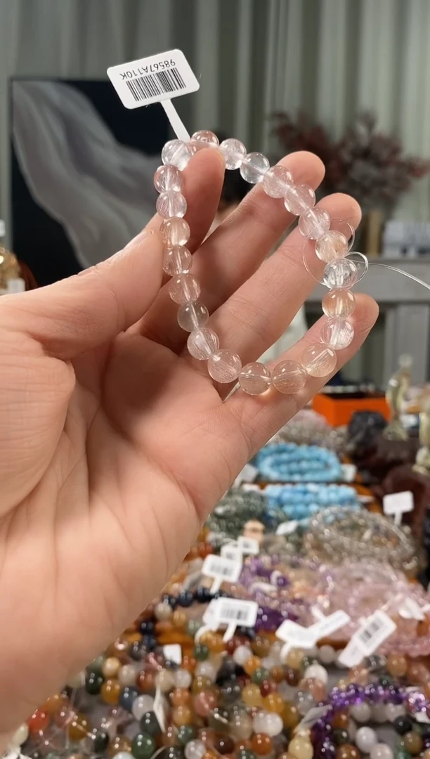 未镶嵌手链水晶兔毛