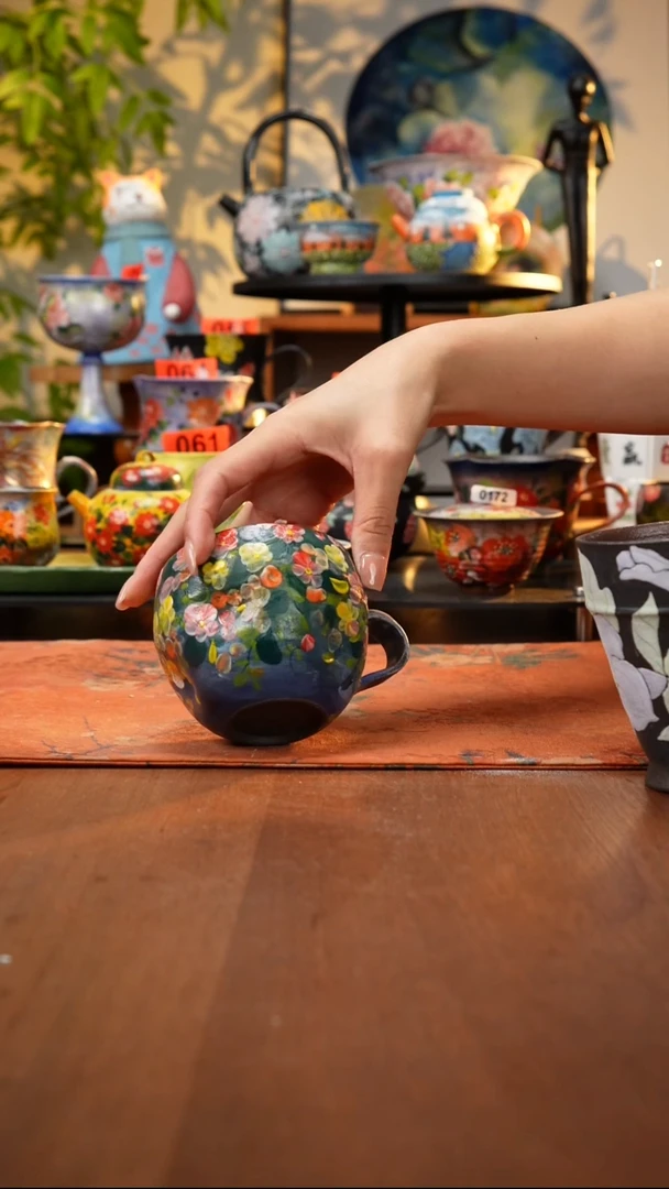 瓷片景德镇手工手绘127