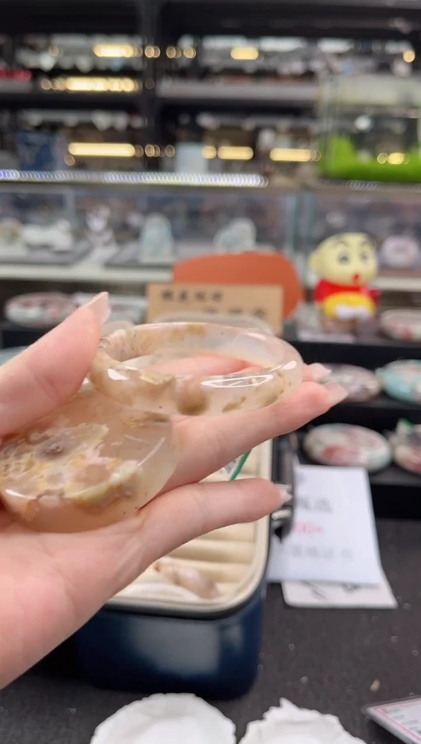 未镶嵌手镯石英质玉51圈口 （赠品镯心）3886833