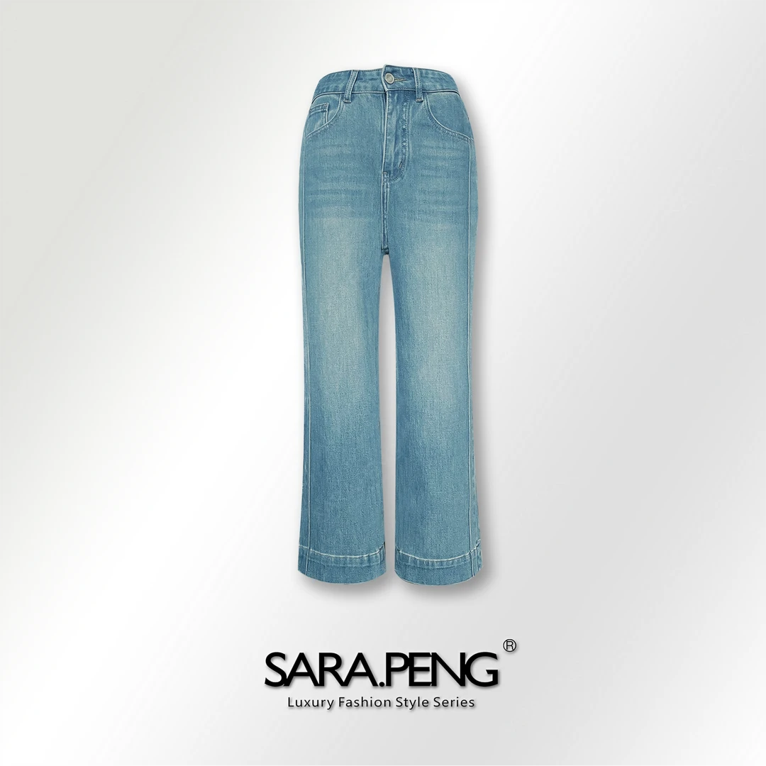 SARA.PENG就是翘臀｜高阶牛仔9分裤｜双线提臀术｜梨形天菜｜通勤神裤