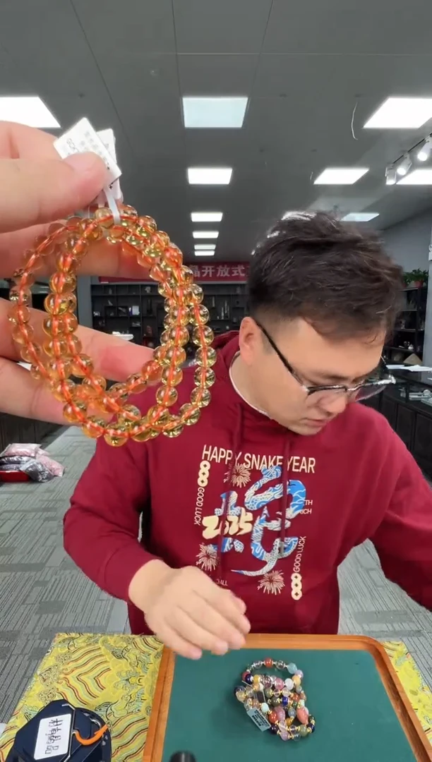 【闪购商品】水晶手链未镶嵌B gck734约7mm多样性发一件