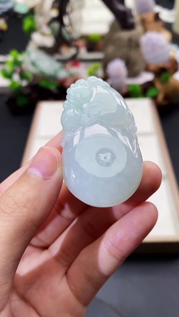 颈饰未镶嵌翡翠天然缅甸A货翡翠