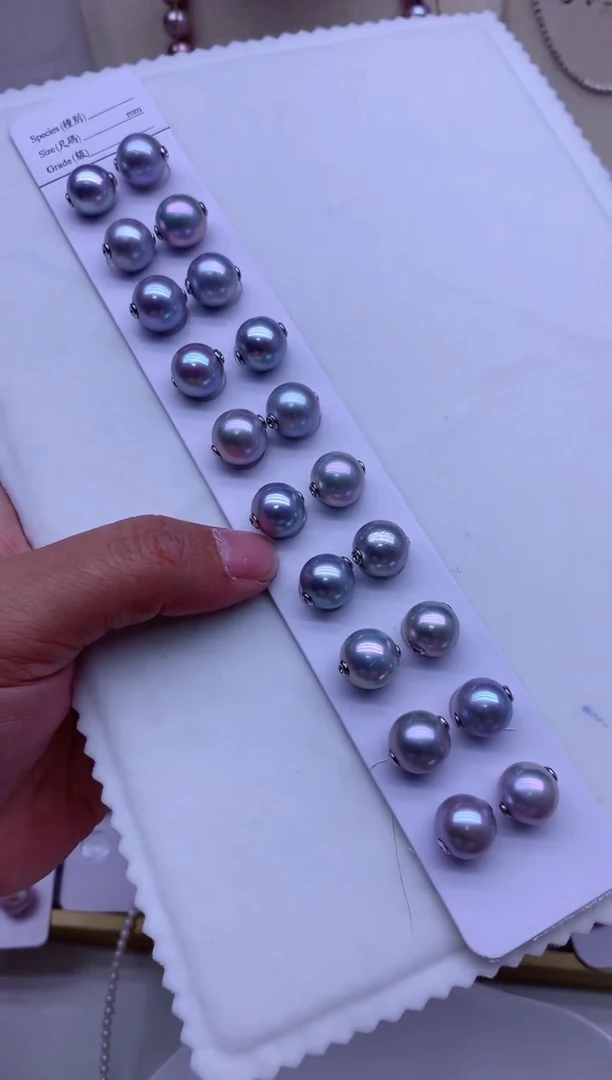 【闪购商品】淡水珍珠吊坠(不含链)银S925镶嵌多发其一