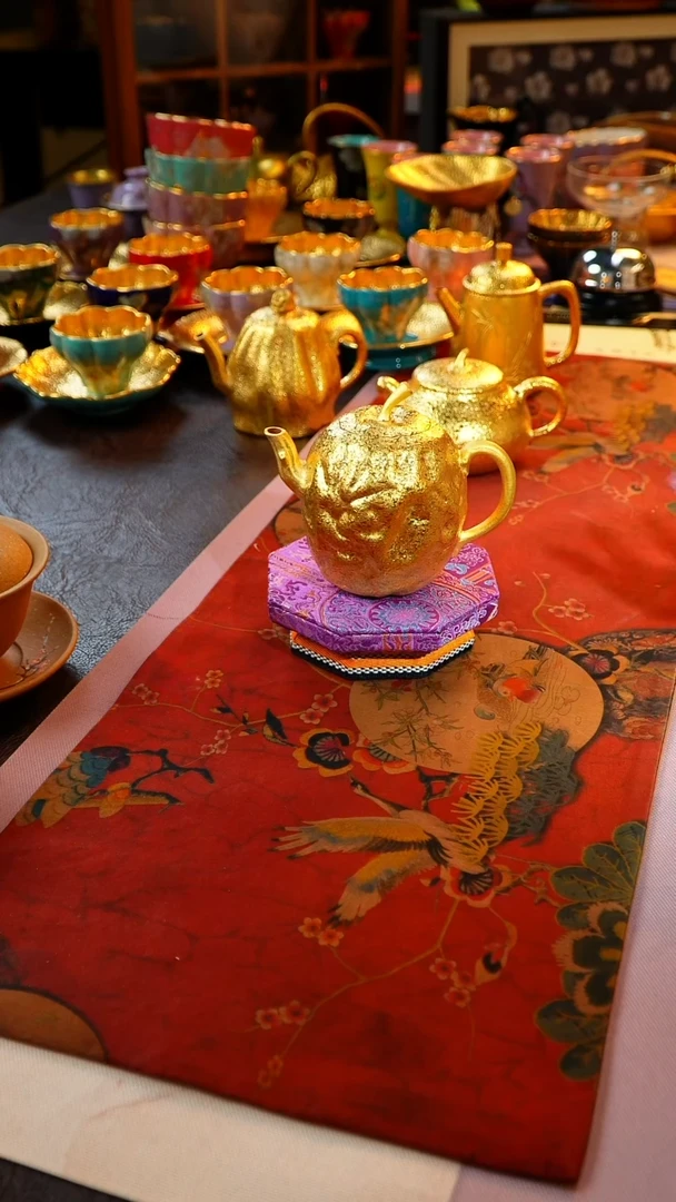 茶杯紫砂【宜景窑系列】金壶