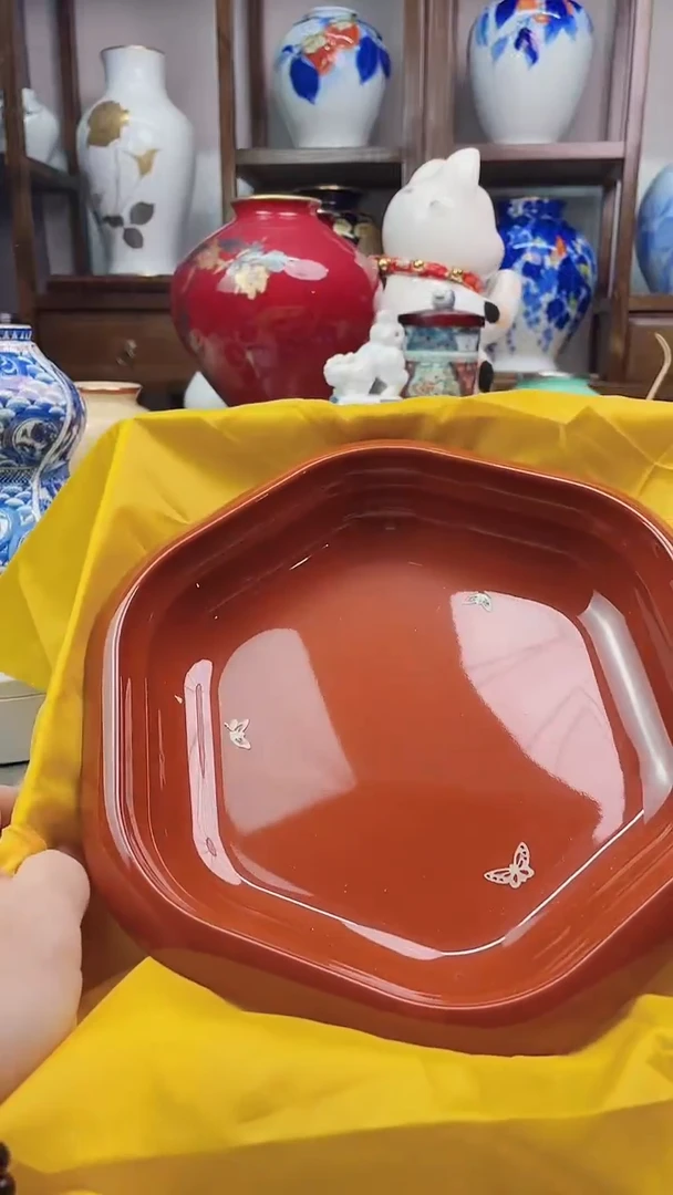 【闪购商品】盘日产螺钿大漆钵