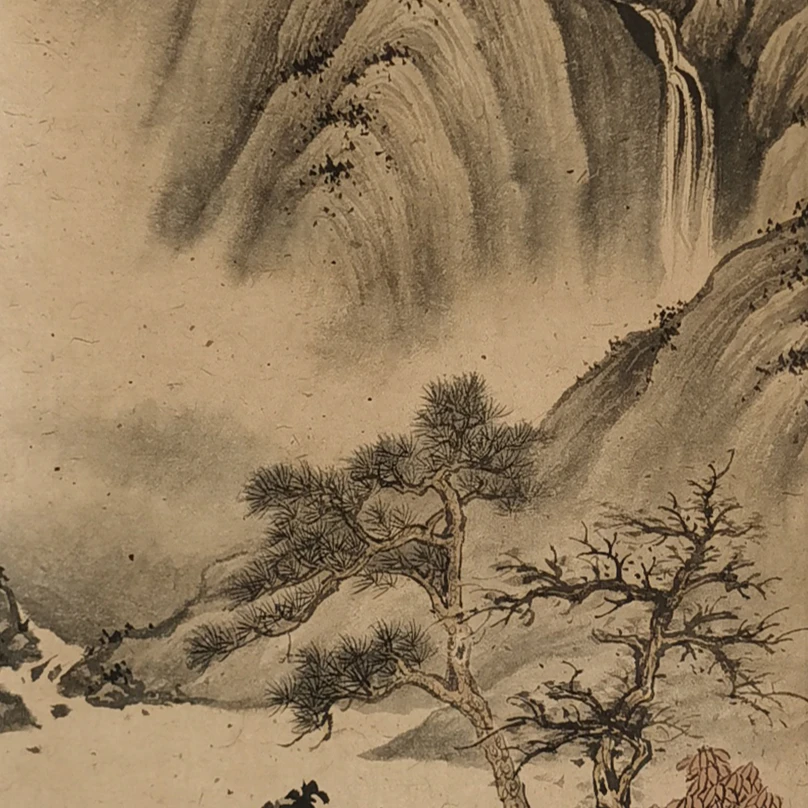 【辽拍】V250709-2-386《山水》（1.8平尺) 纸本镜片  ws11