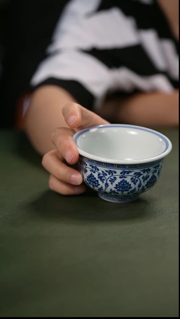 杯纯手工手绘陶瓷