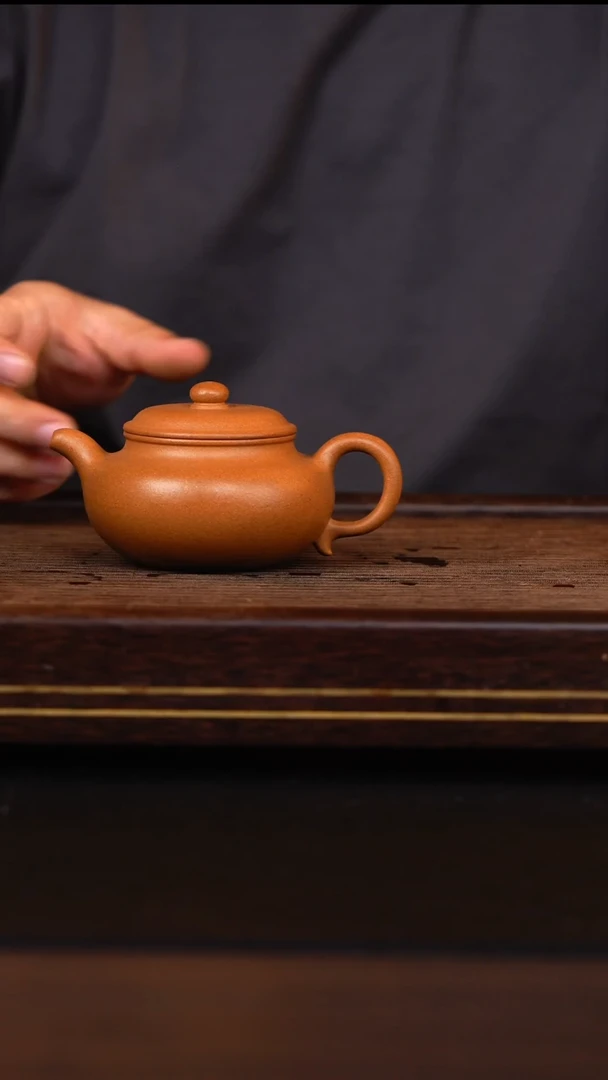 茶壶紫砂黄金段仿古