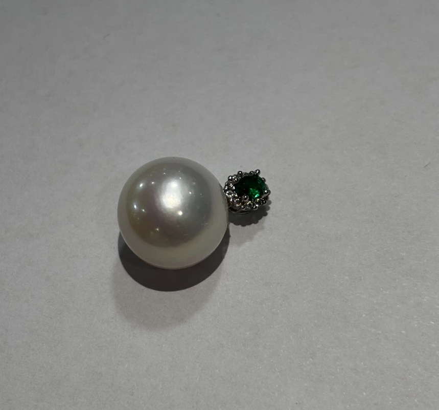 【二哥专享】13-14mm白色淡水珍珠吊坠