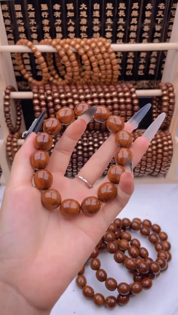 紫金鼠吊坠4号手串