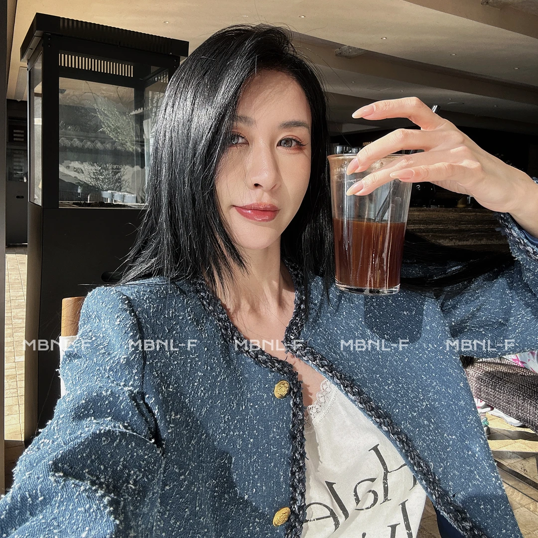 MBNL-F“彼岸雪花” 经典立体勾花层次感小香风外套 秦磊JN-WT607