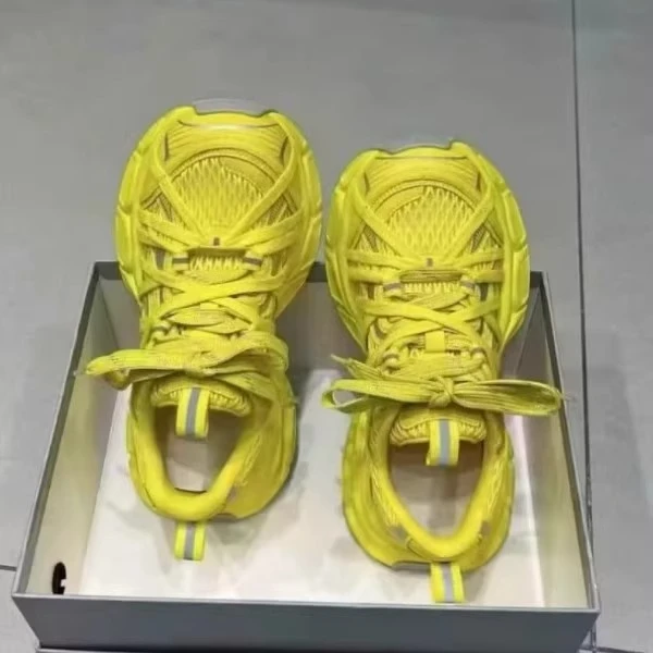 新百伦百搭巴黎绑带厚底老爹鞋2025春夏季新款网面透气运动休闲女