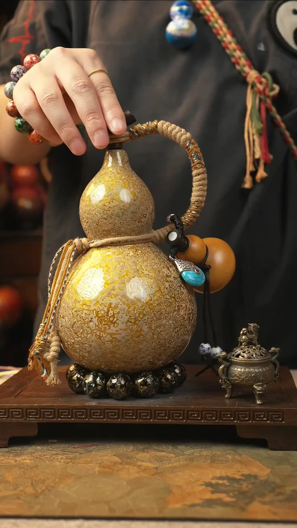 384大漆一物一拍记葫堂出品【不带手串】