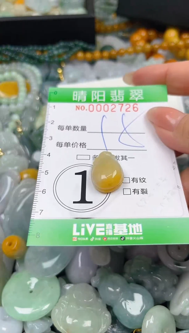 翡翠未镶嵌颈饰闪购0002726