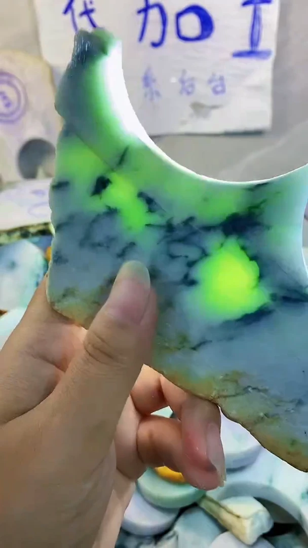 裸石翡翠纯天然翡翠A货46