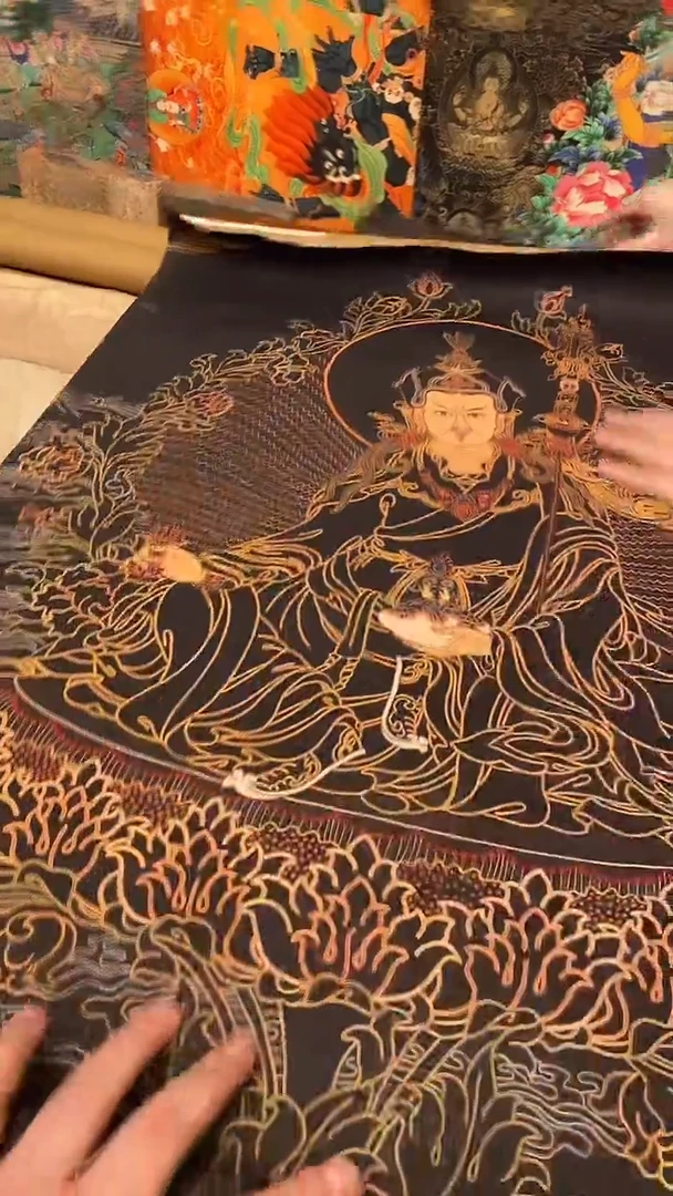 装裱画精美唐卡tk16072