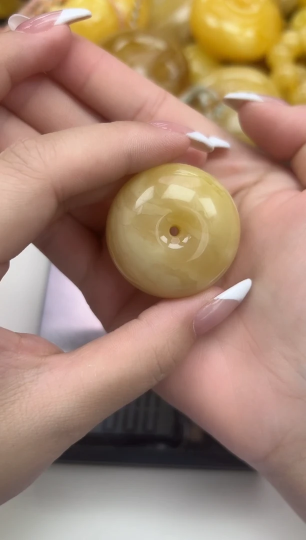 裸石琥珀未镶嵌琥珀蜜蜡吊坠