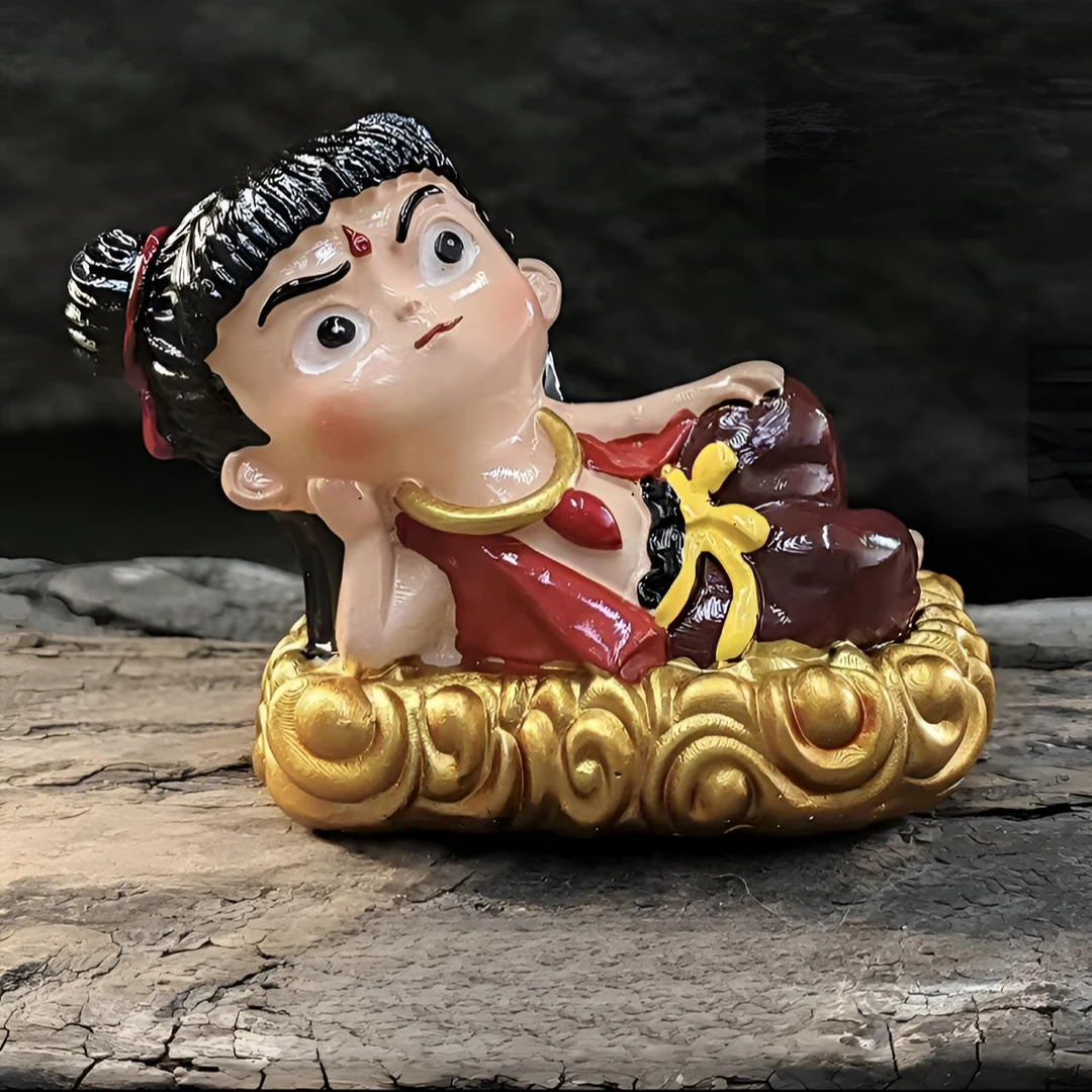 网红爆款哪吒变色茶宠摆件L081