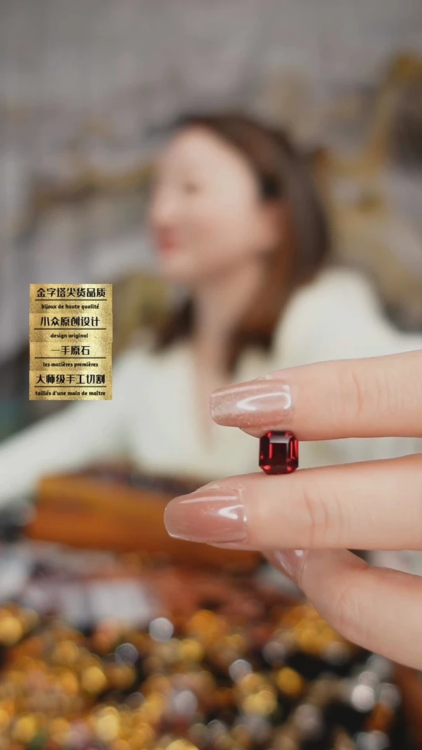 未镶嵌珠宝半成品石榴石刻面石榴石