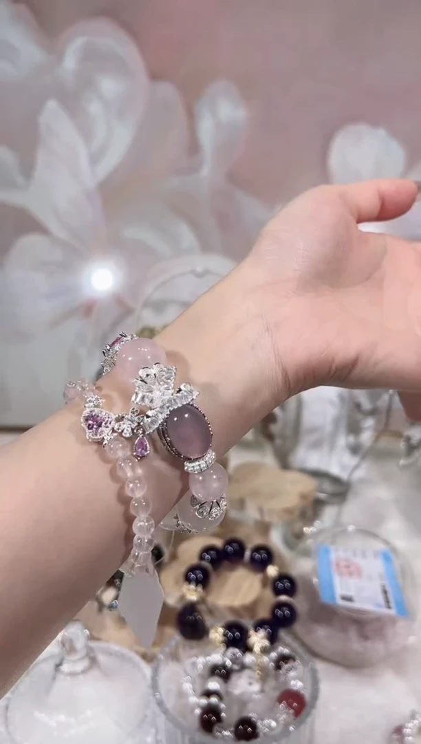 【闪购商品】水晶手链未镶嵌天然水晶默认微瑕 多样性发货发其一