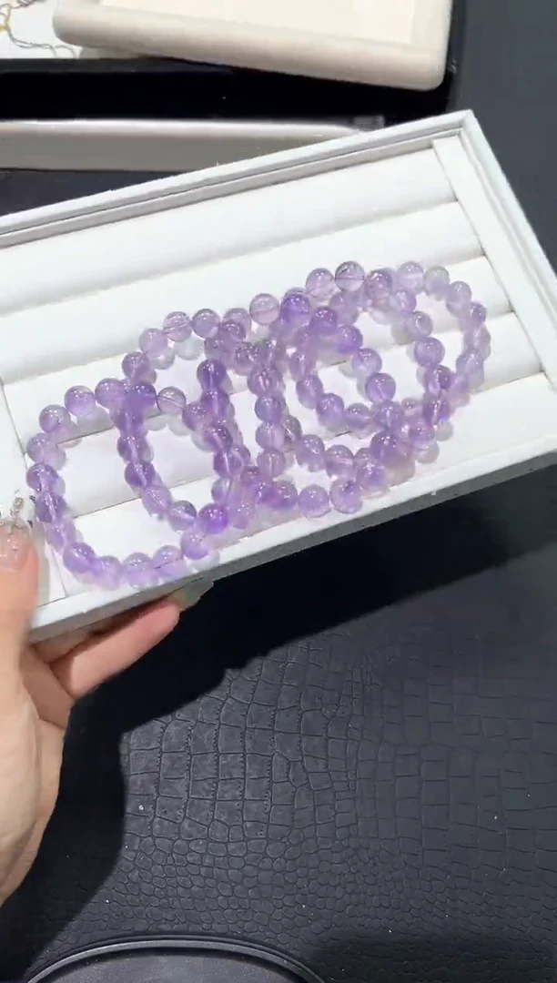 水晶手串未镶嵌24c多样性发其一【1条】默认微瑕10mm