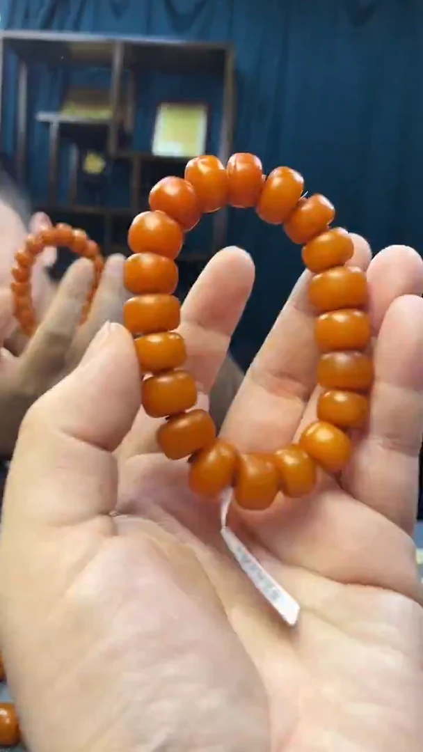手串琥珀未镶嵌蜜蜡老型手串