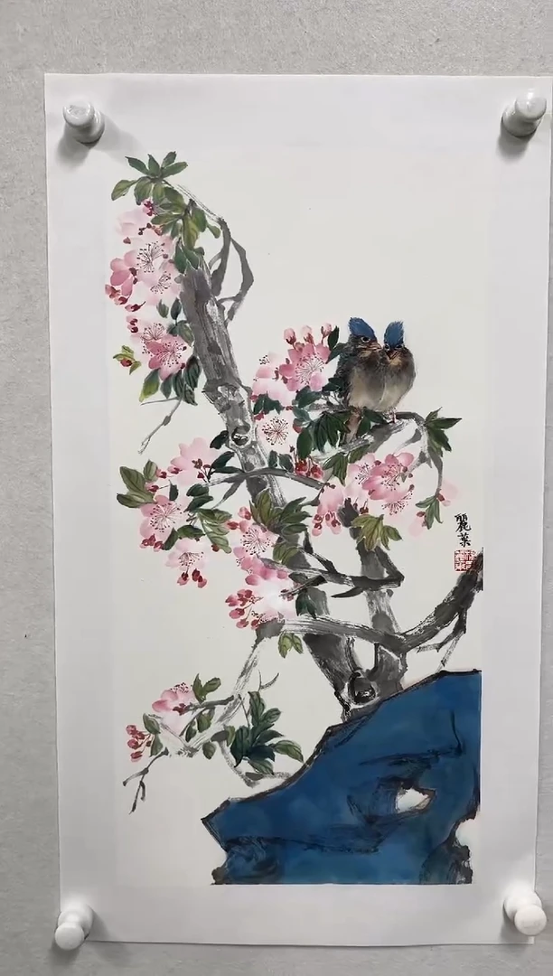 国画老师绘画作品