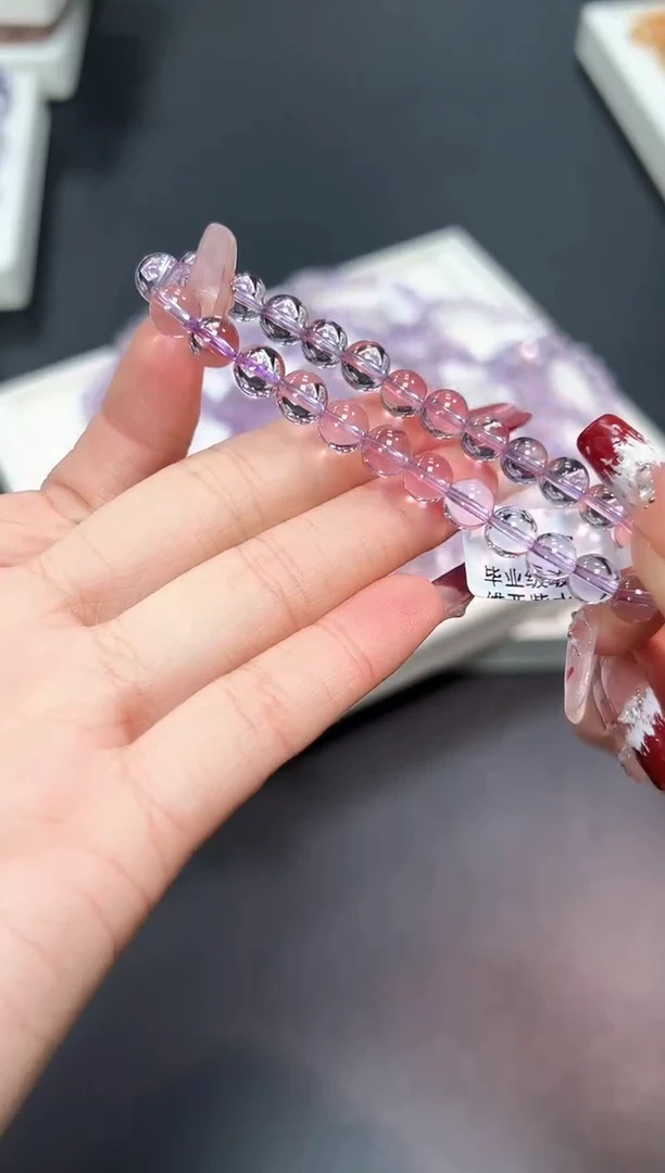 【闪购商品】水晶手串未镶嵌72U多样性发其一1条默认微瑕