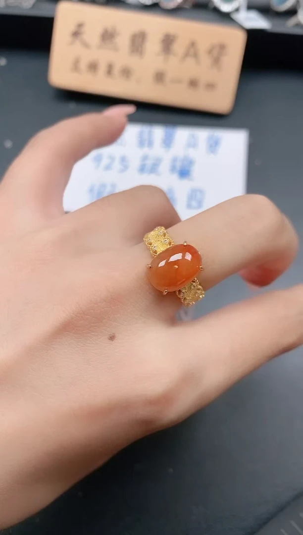 银S925镶嵌戒指翡翠11111