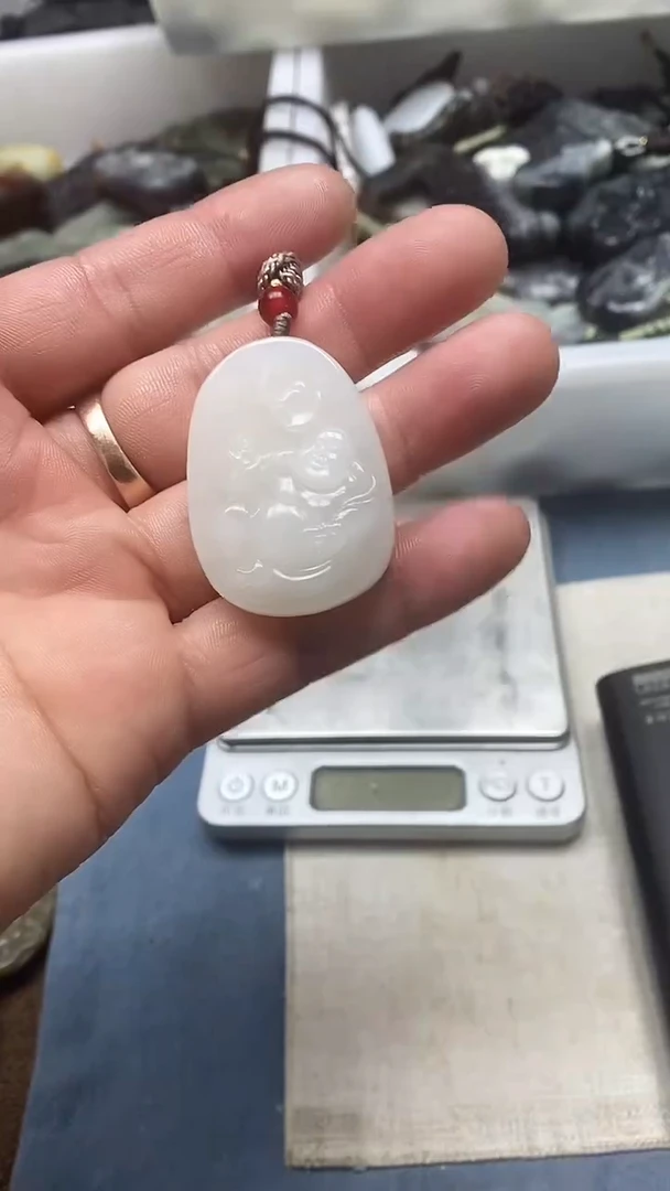 吊坠(不含链)未镶嵌和田玉1