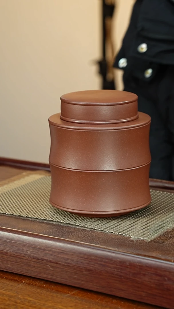 宜兴原矿紫砂茶叶罐