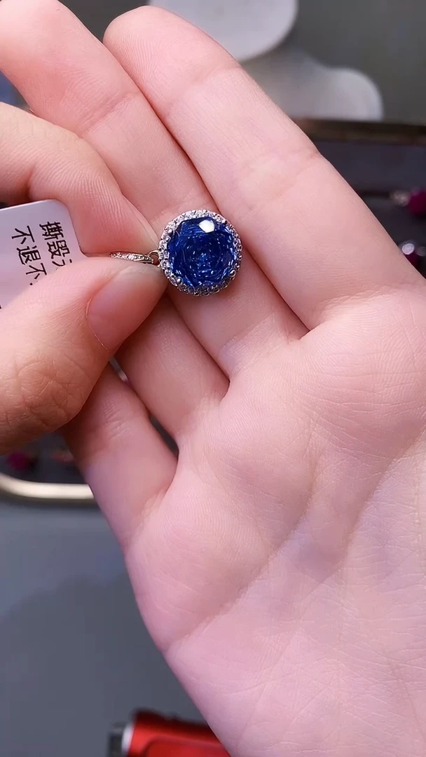 颈饰银S925镶嵌托帕石182
