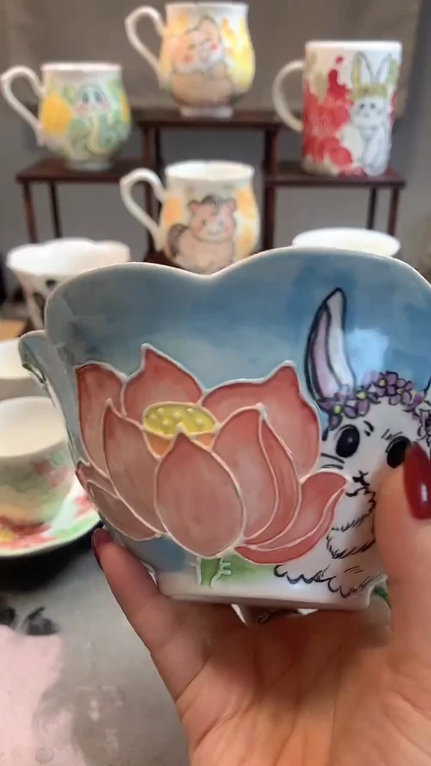 *微瑕*夏日莲花碗（看清再拍）