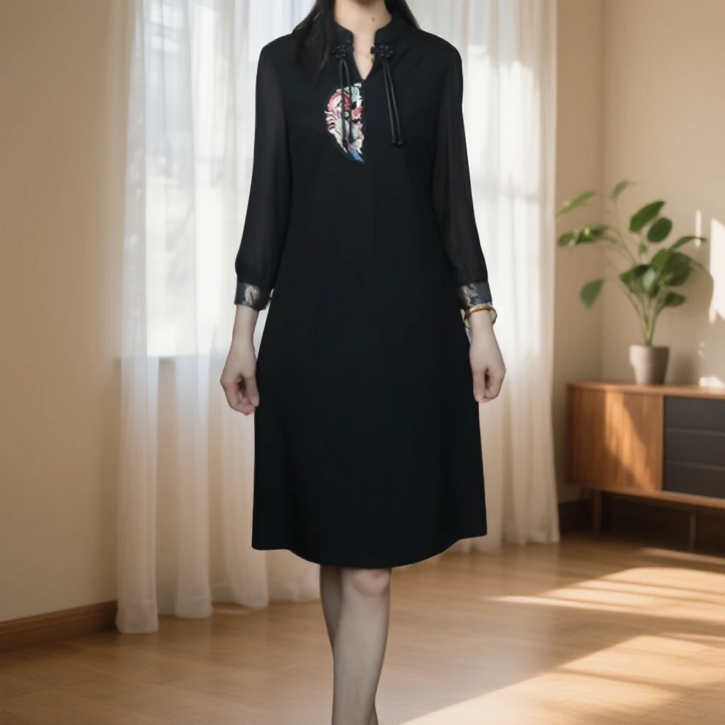 2662-时尚气质洋气时髦连衣裙女