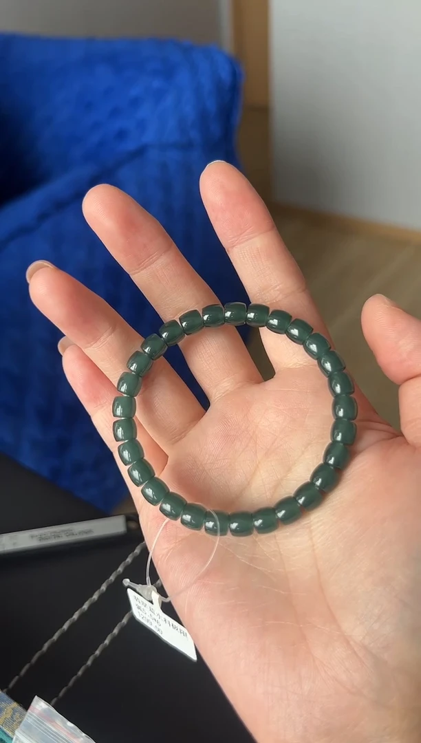 【闪购商品】翡翠手串未镶嵌蓝水翡翠
