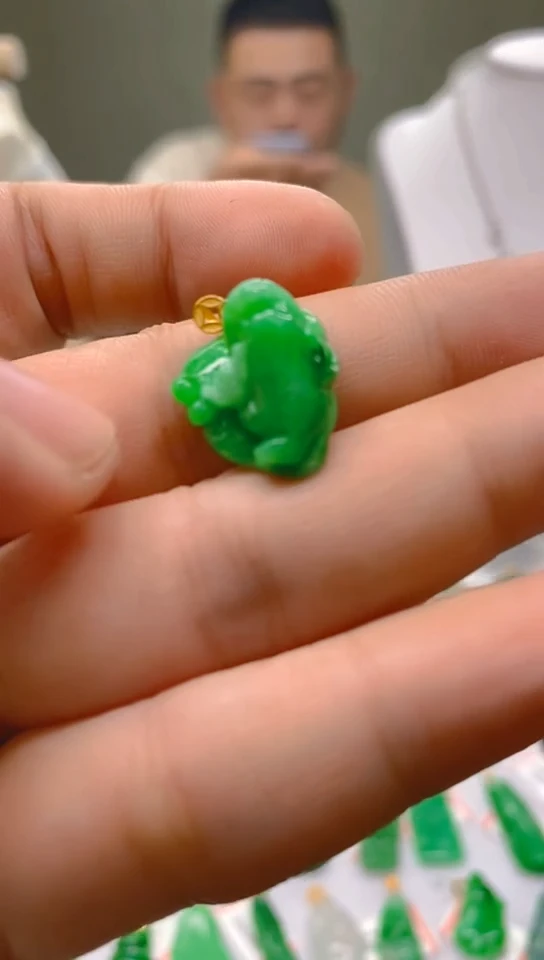 【闪购商品】翡翠颈饰18K金镶嵌新号开播，全场乱卖