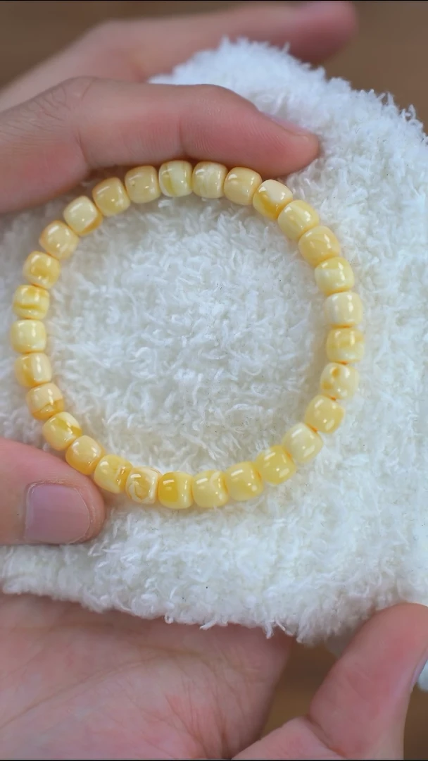 手链琥珀未镶嵌2765 7.5mm无标老型单圈