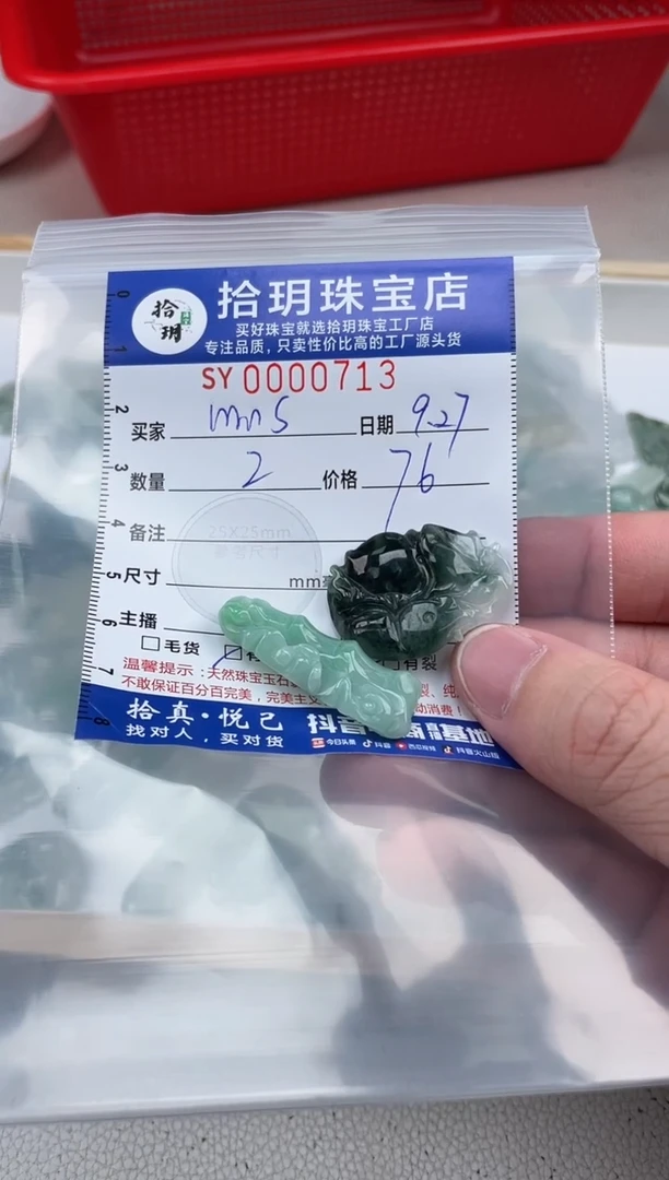 颈饰未镶嵌翡翠M**雄翡翠挂件713