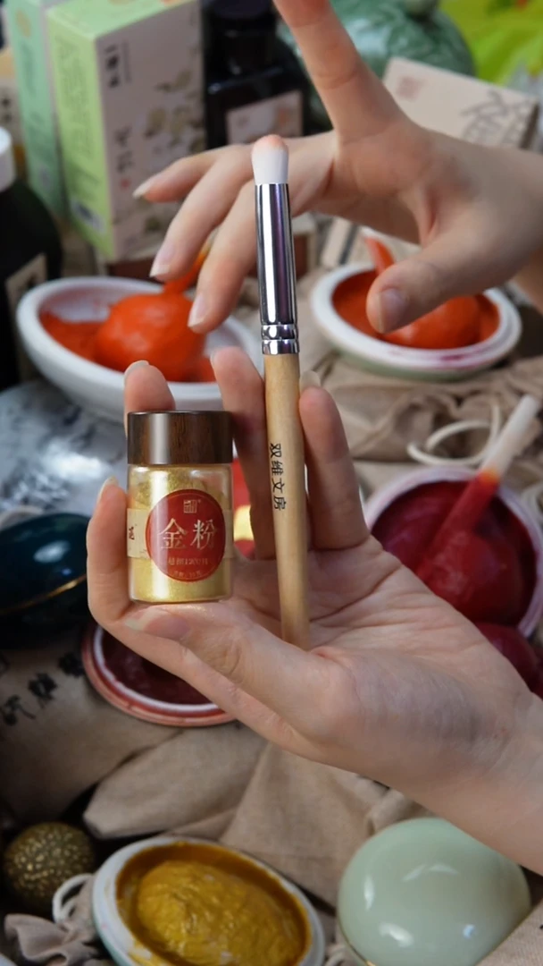 10克金粉+金粉刷
