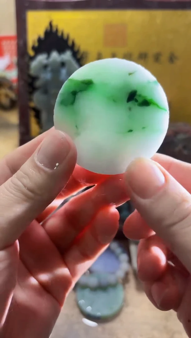 未镶嵌挂件翡翠A货常星7796