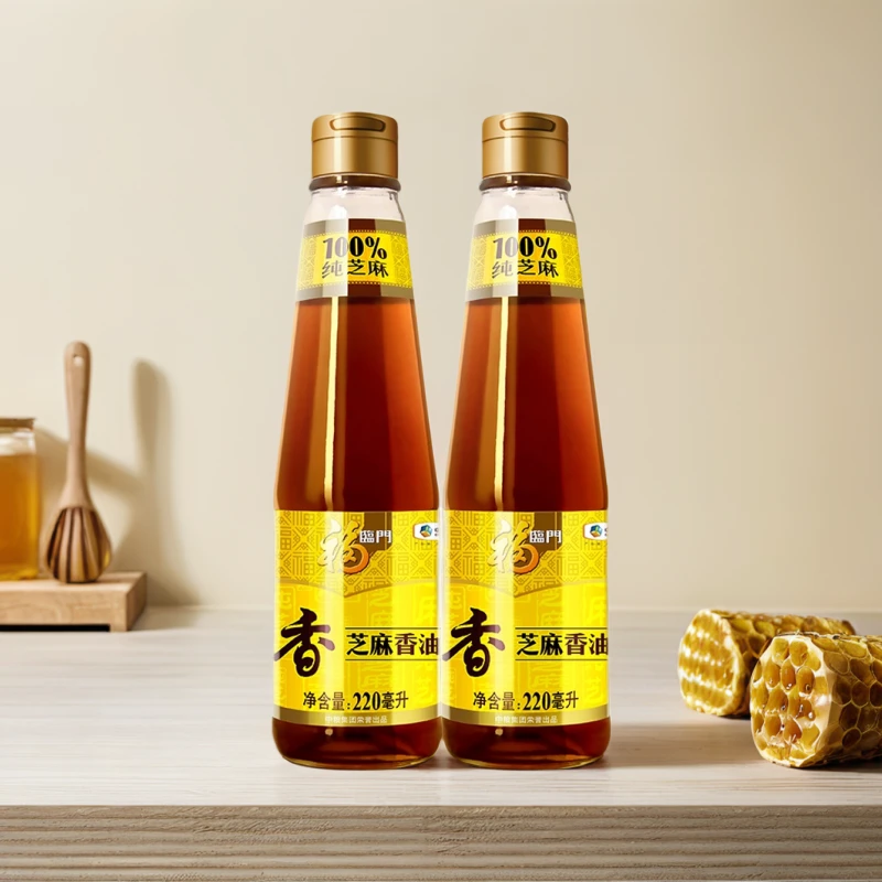 【福临门】压榨芝麻香油220ml*2瓶装