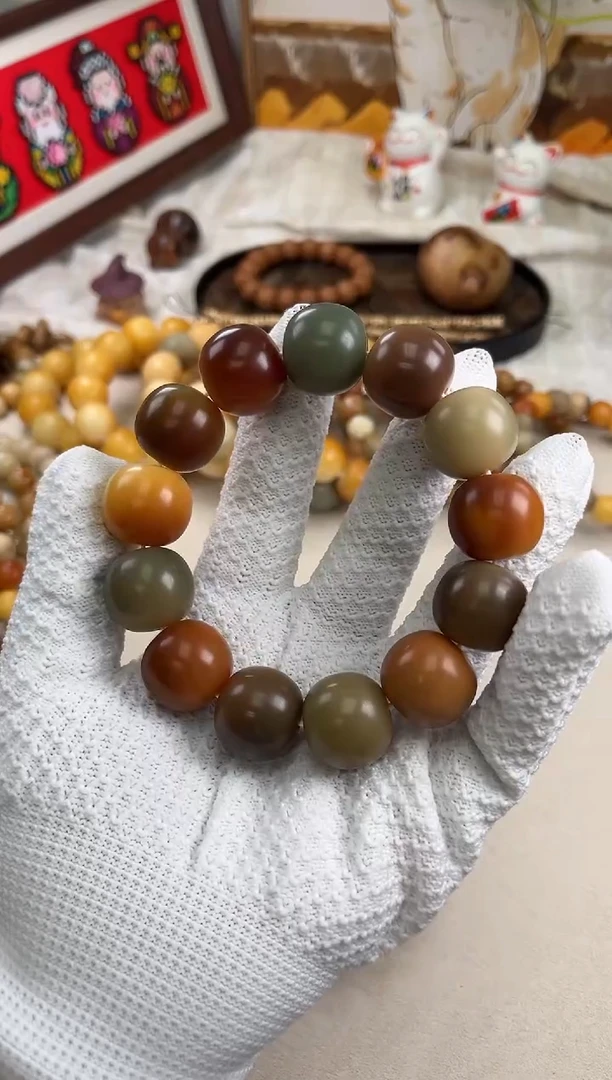 手串菩提根/象牙果a601 卡21 干磨微瑕