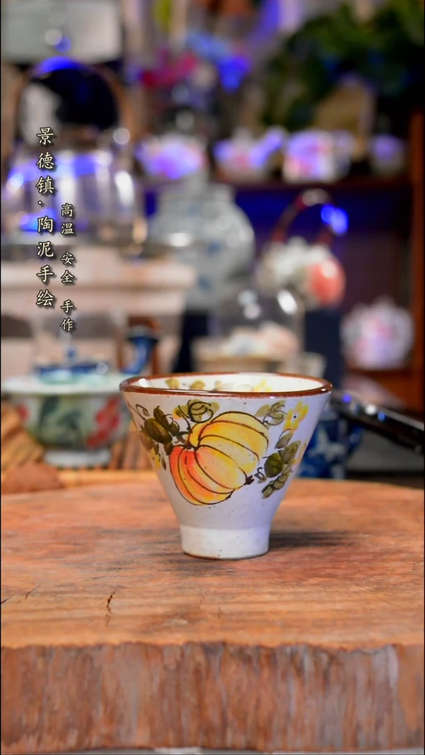 【闪购商品】杯子南瓜手工手绘手工手绘