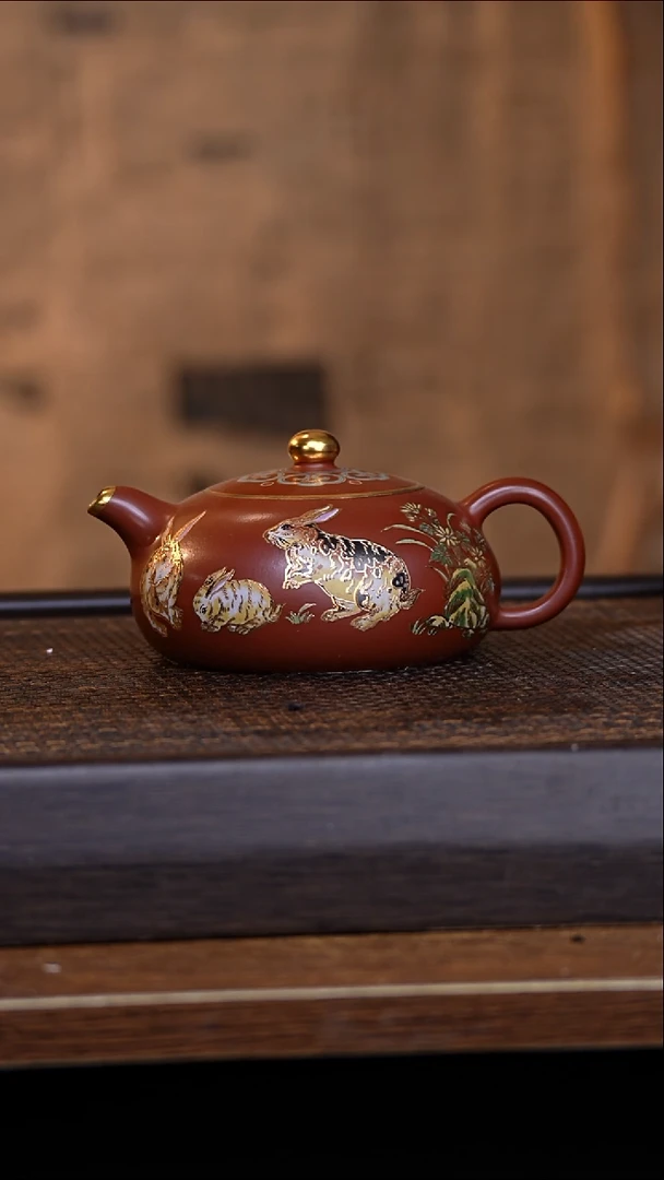 茶壶紫砂宜兴手工原矿紫砂壶001