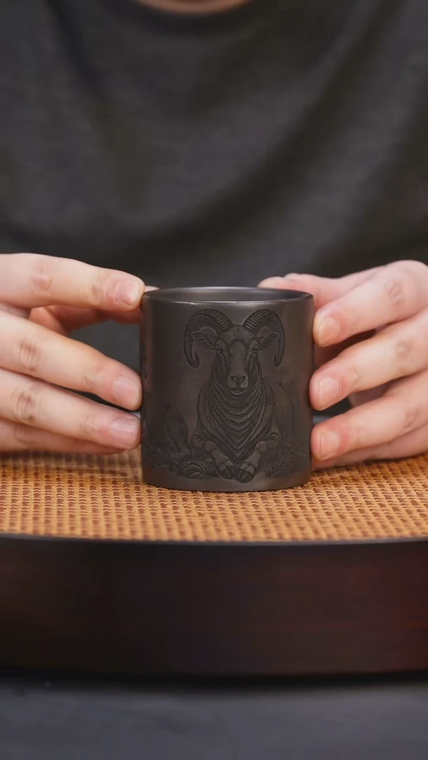 宜兴全手工紫砂杯